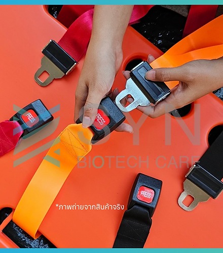 สายรัดเปลบอร์ด ฉุกเฉิน ผ้าโพลีเอสเตอร์คุณภาพดี หัวล็อคนิรภัย ปลายตะขอ ยาว 2 เมตร - Image 2