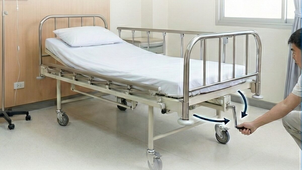เตียงผู้ป่วยแบบธรรมดา-Manual Bed